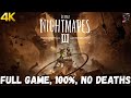 Little Nightmares 3 Full Game Walkthrough No Deaths All Collectibles 100 4k60FPS
