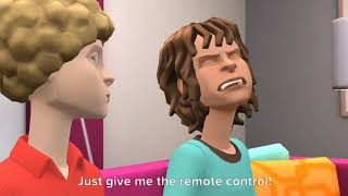 Horrid Henry Refuses To Share The Tv With Petergrounded Subled