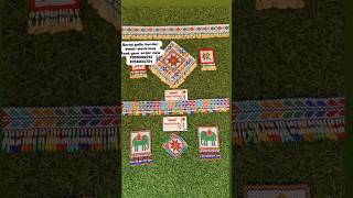 Dal moti work saree pallu border and blouse patch || Prisha Handicrafts