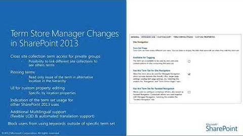 SharePoint 2013 Managed Metadata walkthrough