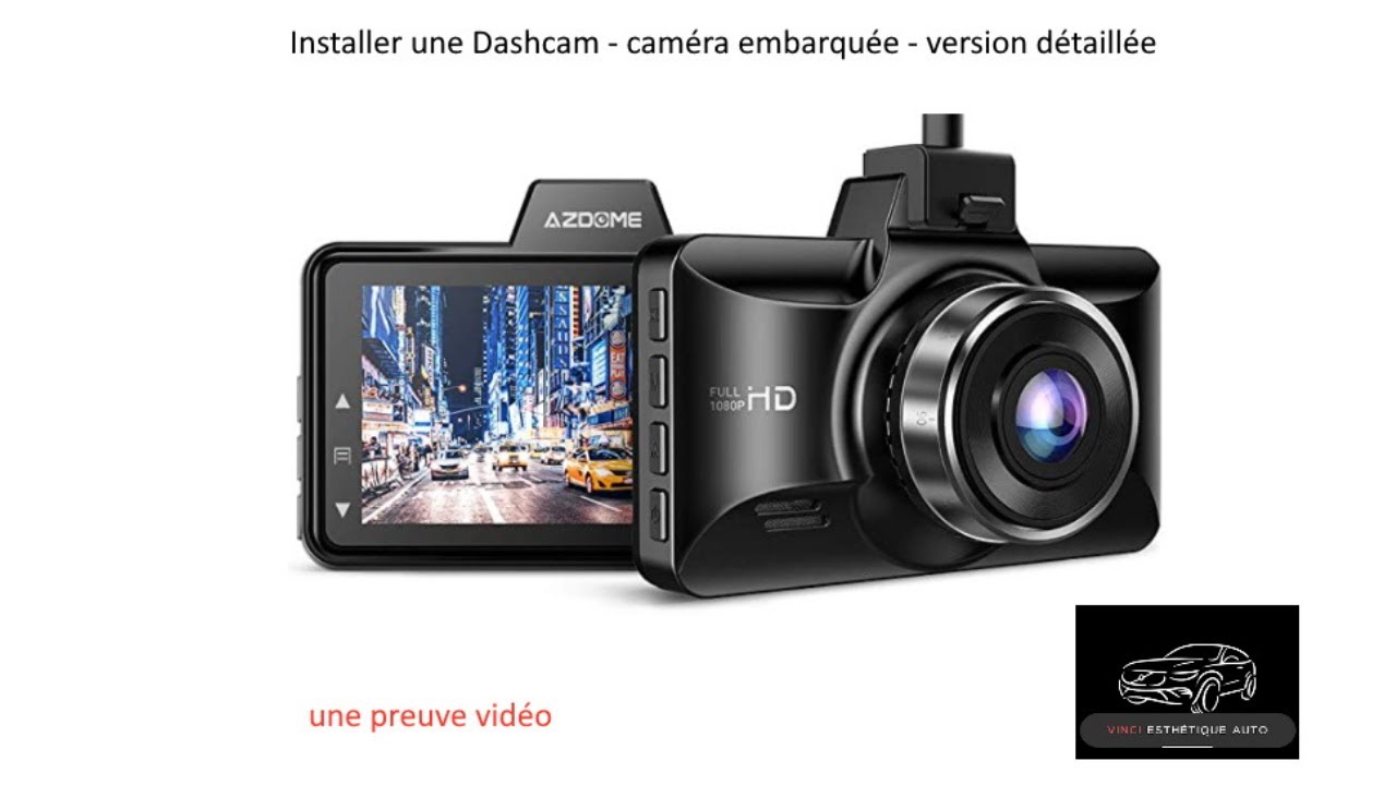 Dashcam Voiture Avant Intérieur 4K + 1080P, Caméra Embarquée pour