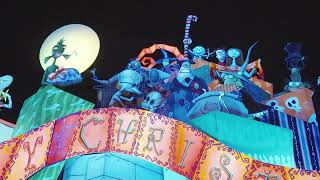 4K Full Haunted Mansion Holiday 2023 At Disneyland Park - Nightmare Before Christmas Overlay