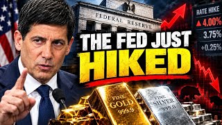 The Fed Just HIKED — Silver & Gold Got Hit Hard 🚨 (Here's What's Next)