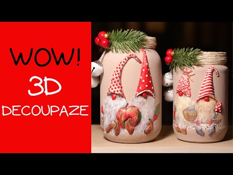 3D Decoupage -Τρισδιάστατο ντεκουπάζ  ( with subtitles )