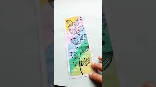 Easy boho painting #viral #boho #bookmark #art #shorts