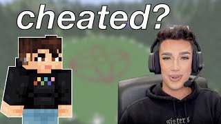 James Charles CHEATED playing Minecraft Monday?! (PewDiePie)