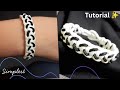 Handmade Bracelet 🔘| Easiest Paracord Bracelet Tutorial | How To Make #macramebracelet #diybracelets