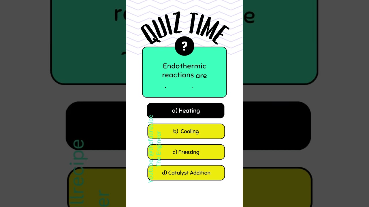 Endothermic reaction favoured by BISE ETEA NTS HAT NAT GAT MCAT GRE 