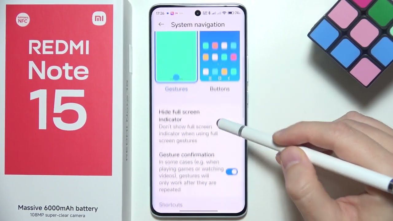 Redmi Note 15: Как включить/выключить круговой поиск