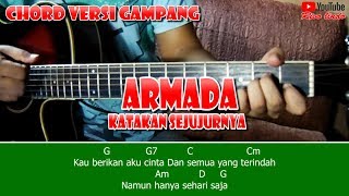 Armada - Katakan Sejujurnya (TUTORIAL CHORD MUDAH)