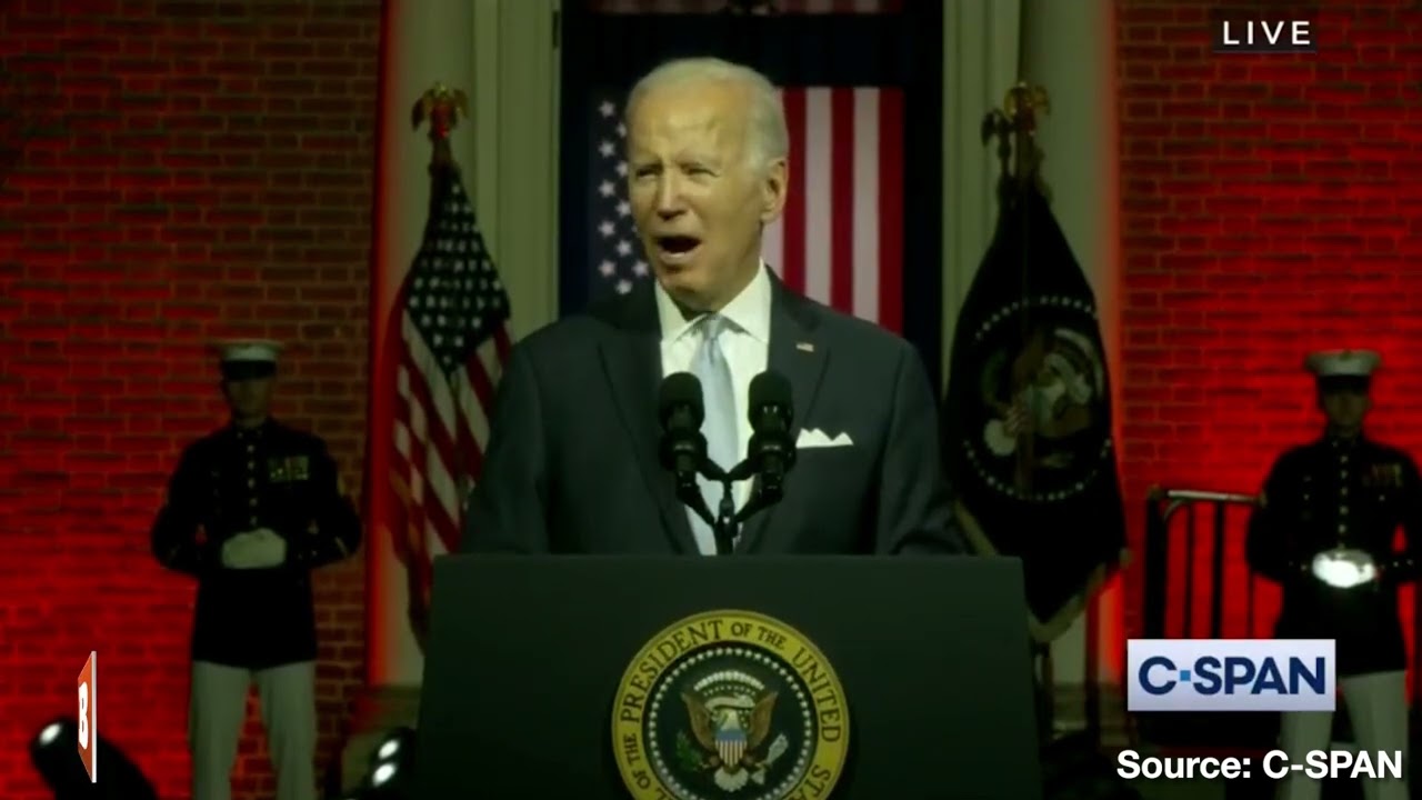 Heckler Appears to Chant "F*ck Joe Biden!" During Prime Time Speech