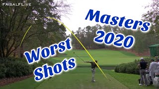 Worst Shots of The Masters 2020