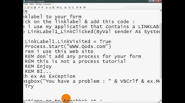 Visual Basic 10 linklabel tutorial
