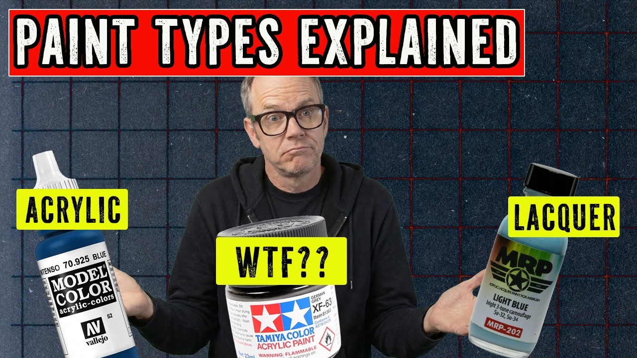 Scale Model Paint Types, EXPLAINED - YouTube