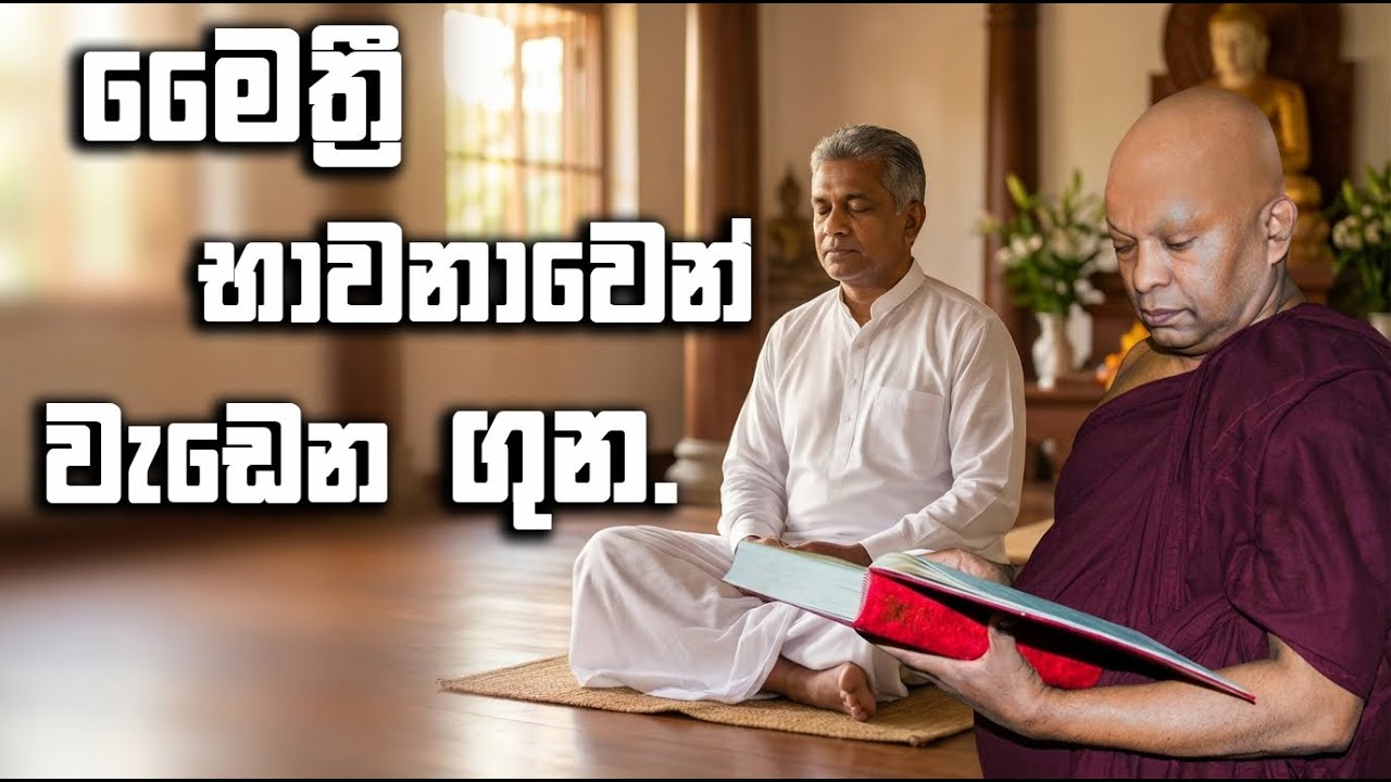 මෛත්‍රී භාවනාවෙන් වැඩෙන ගුන.......