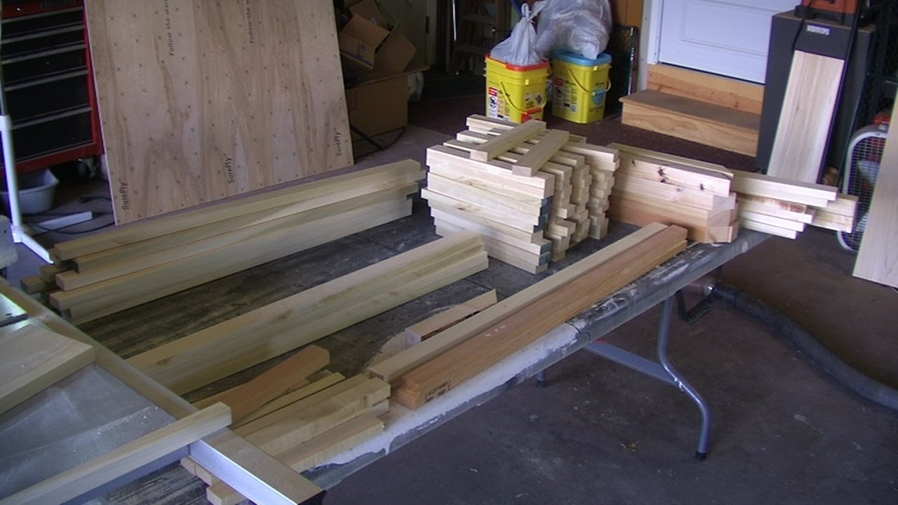 Free Standing Torsion Box Shelves Cutting Components Part II YouTube