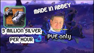 How to make millions of silver in the Knightfall Abbey just by doing only PVE | Legendary Chest