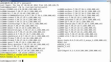 How to Load a Patch on an Avaya CS 1000 Signaling Server Using CLI