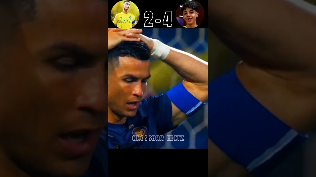 Ronaldo VS Ronaldo JR | Father VS Son Intense Match | 