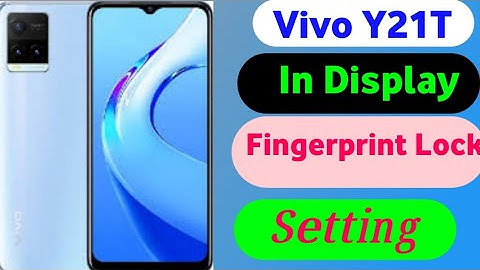 How To Vivo Y21t in  Display Fingerprint Lock Setting || Vivo Y21T Screen Fingerprint Kaise Lagaye