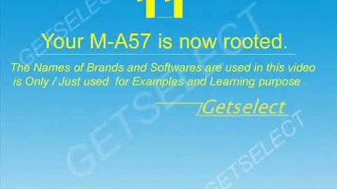 How to Root Micromax A57 Phone - Getselect