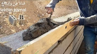 طريقة مبتكرة تسهل عليك بناء البلوك بي جودة عاليةInnovative way to build bricks▶️177