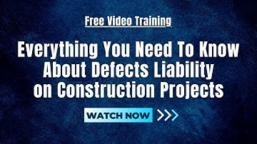 Everything You Need To Know About Defects Liability On Construction Projects