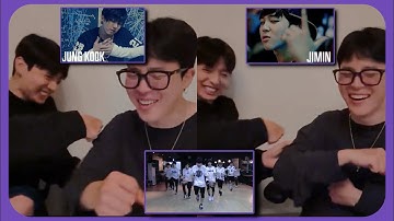 (Eng Subs) Jimin and Jungkook Reaction to BTS first Intro Trailer/Teaser and dance practice
