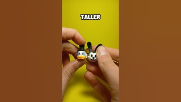 Making The Tallest Lego Animal Minifigure #lego #legominifigures #legoshorts #legoaddict