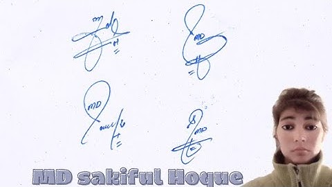 MD Safikul Hoque name signature#name Signature with arooj