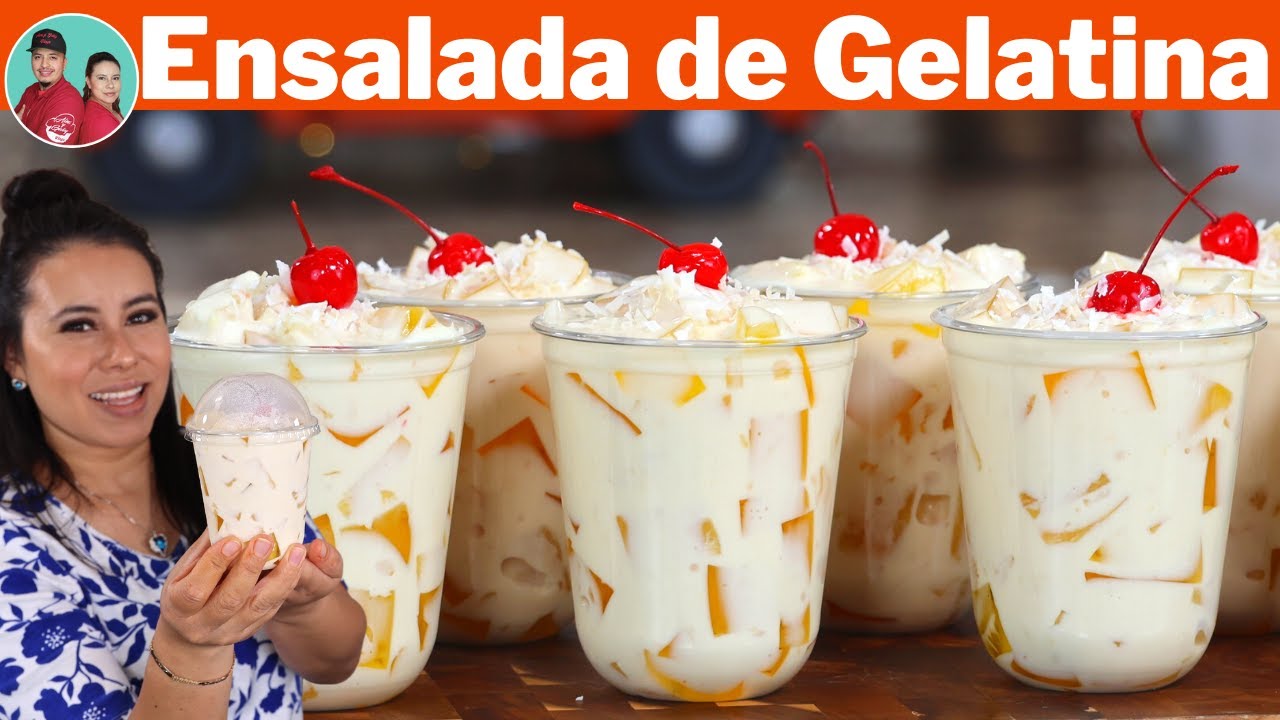 SERÁ un ÉXITO TOTAL - Ensalada de GELATINA PIÑA COLADA | TUS INVITADOS PEDIRÁN para LLEVAR |