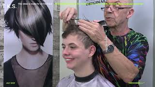 EVITA likes SHORT HAIR wants a Mullet in Blonde than Pink colour! T.K.S tutorial