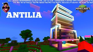 How create Antilia house in Minecraft Tutorial #youtube #minecraft #trending #antilia #viral
