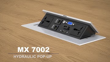 MX Hydraulic Pop Up Box/Cable Cubby - Efficient Cable Management for Optimal Space