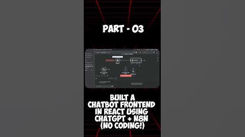 I Built a Chatbot Frontend in React using ChatGPT + n8n (No Coding!) | Part 3