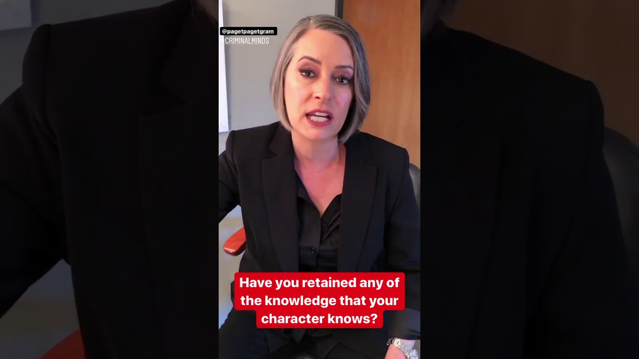 Paget Brewster - Criminal Minds Instagram Story (January 8, 2020)