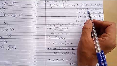 second theorem on GCD.