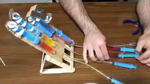 DIY - How to make syringe robot hand