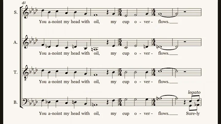 Psalm 23 (The Lord is My Shepherd) - setting for S...
