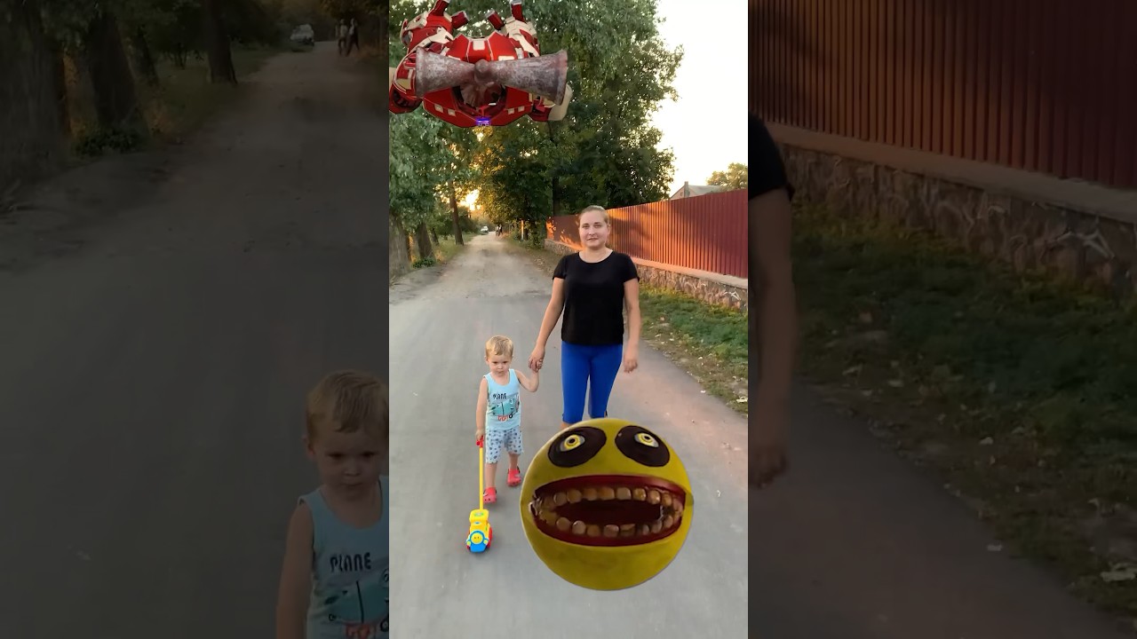 Cartoon Cat Hulk  Ice Scream Rod Pac Man Siren head hulkbuster 