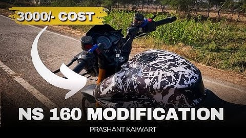 NS 160 MODIFICATION‼️pulsar ns 160 modified wrapping💥motor huber #ns200 #shorts #modified #wrapping