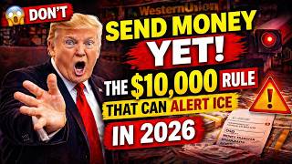 😱 Don’t Send Money Yet! The $10,000 Rule That Can Alert ICE in 2026