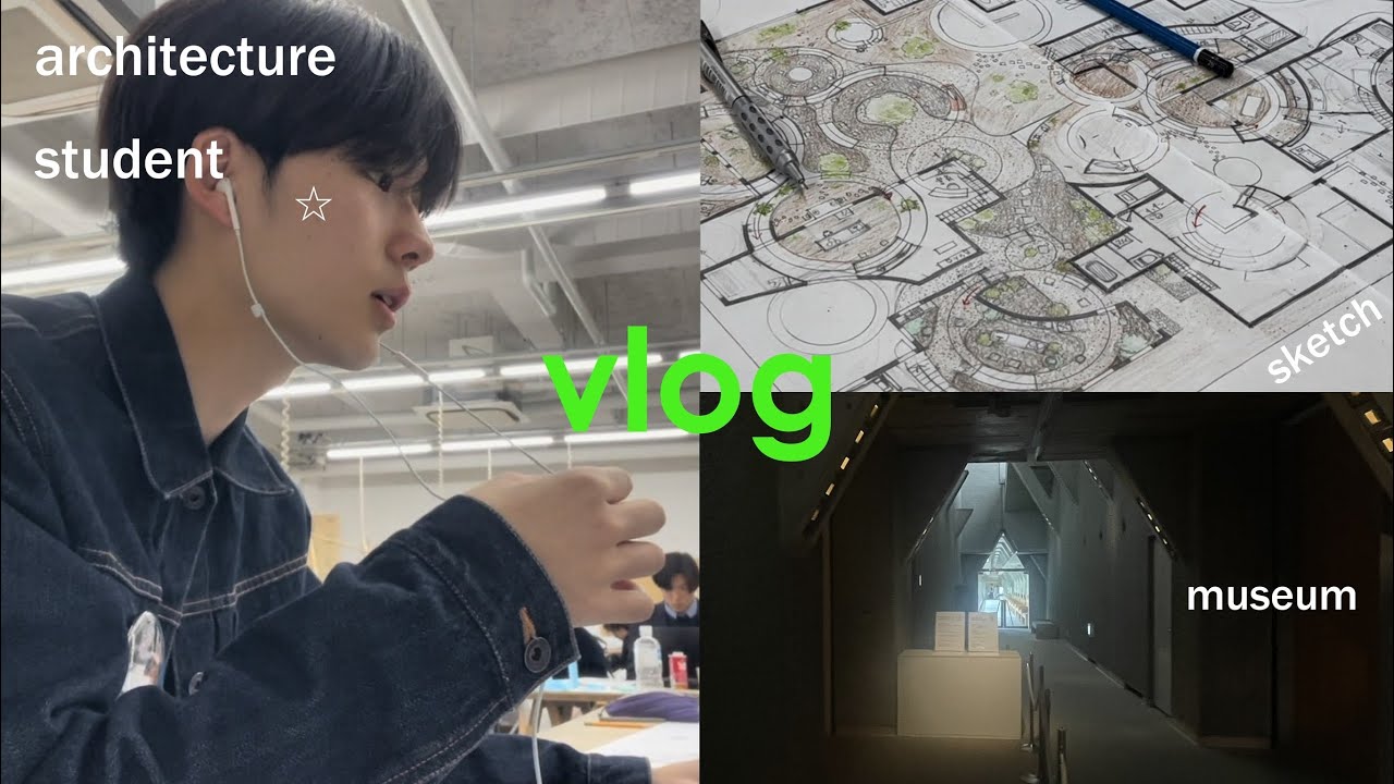学校から一歩も出なかったGW 【建築学生vlog】