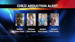 Child Abduction Alert Remains in Effect for 4 Children