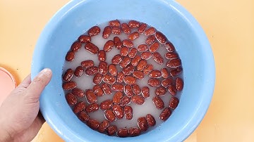 原来洗干红枣这么简单，教你一招，灰尘和虫卵通通掉出来，太棒了