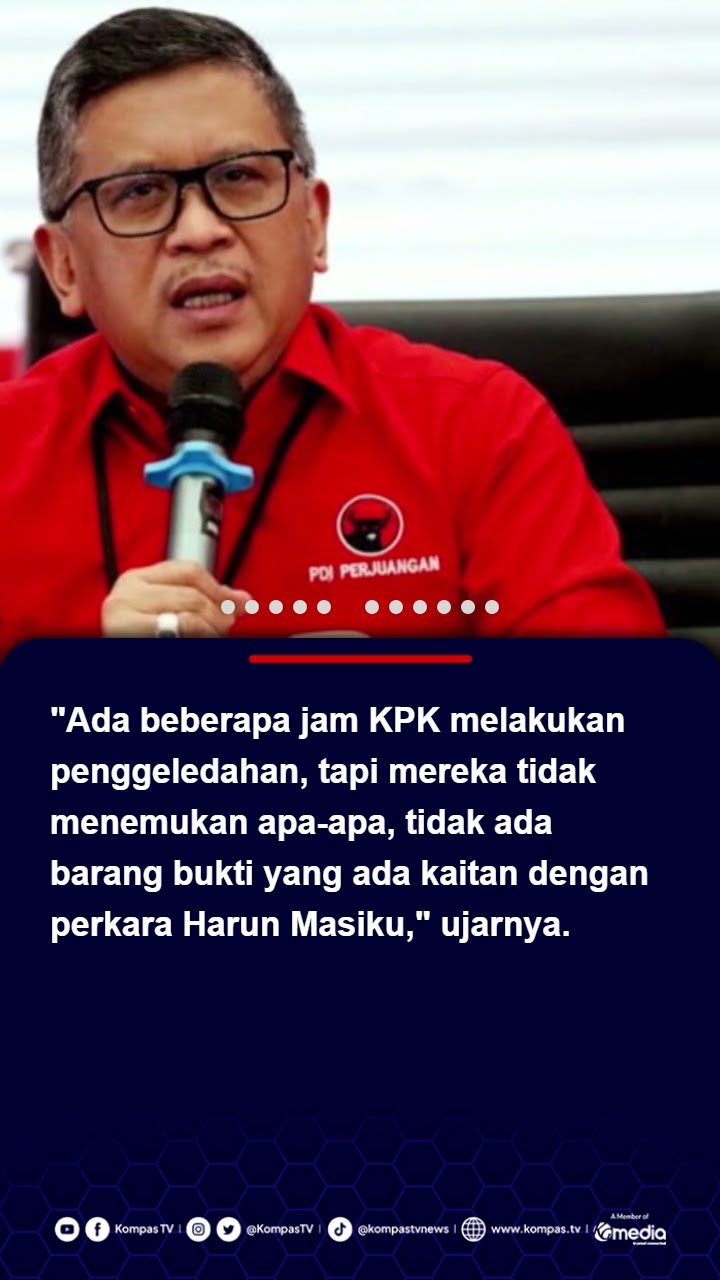 KPK Geledah Rumah Hasto, Kuasa Hukum: Hasilnya Nol, Tidak Dapat Apa-Apa #kpk #hastokristiyanto