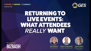 Webinar | Returning to Live Events: What Attendees Really Want, presented by GES and BizBash