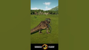 Raptor Squad attacked T-Rex #shorts