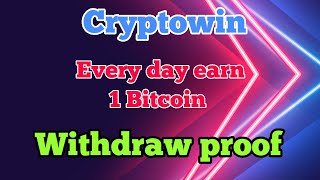 Cryptowin earn dally 1 Bitcoin pay you instantly on faucetpay withdraw proof screenshot 4