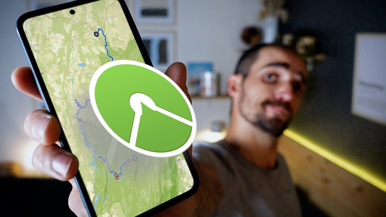 Trace des supers itinéraires sur Komoot avec ton téléphone !